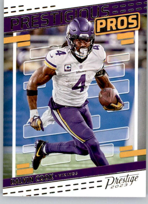 2023 Panini Prestige Prestigious Pros #23 Dalvin Cook Minnesota Vikings NFL Football Trading Card