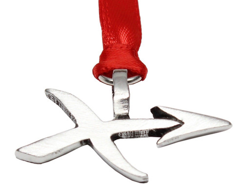 Pewter Sagittarius Astrology Zodiac Sign The Archer Christmas Ornament and Holiday Decoration (November 22 - December 21)