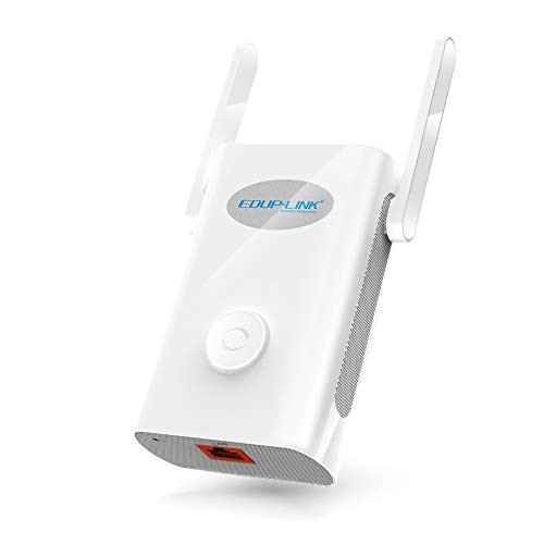 EDUPLINK AC1200 WiFi Extender Repeater,Dual Band Range Repeater,to Strengthen Router WiFi Signal,Home,Office