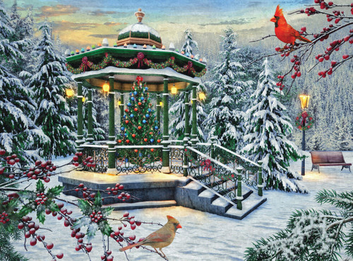 Majestic by Springbok Holiday Gazebo 1000 Piece Jigsaw Puzzle - Compact Box