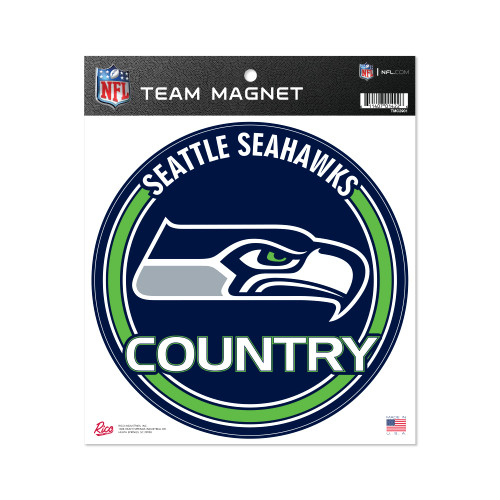 Rico Industries NFL Seattle Seahawks 8" Round Magnet