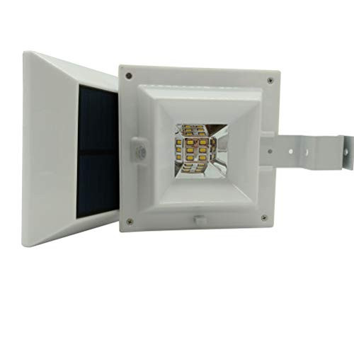 Solar Motion Sensor Light Outdoor Sensor Solar Powered Led Waterproof Durable Fence Wall Driveway Garden Patio Path Decking Light 6 LED