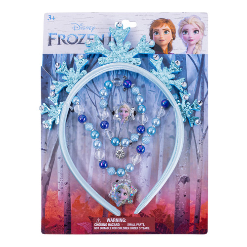 LUV HER Frozen Princess Dress Up Accessory Set - 3 Pcs Jewelry Set - Blue Princess Elsa Tiara, Bracelet - Elsa Necklace - Birthday, Holiday Gifts For Girls - Toys Dress Up Kit - Ages 3+ LUV HER Frozen Princess Dress Up Accessory Set - 3 Pcs Jewelry Set - Blue Princess Elsa Tiara, Bracelet - Elsa Necklace - Birthday, Holiday Gifts For Girls - Toys Dress Up Kit - Ages 3+
