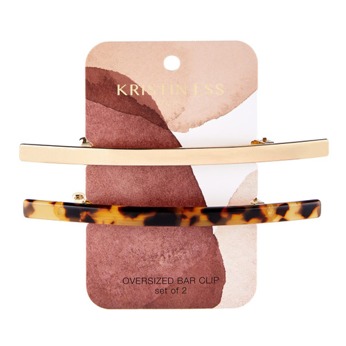 Kristin Ess The Oversized Bar Clip Set of 2