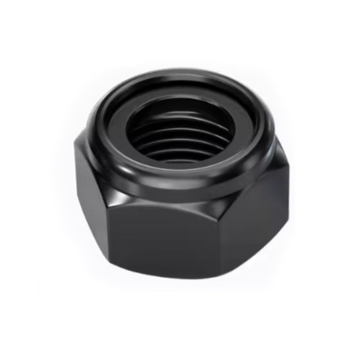 5/16-18 Black Nylon Insert Lock Nuts, Stainless Steel 304 (18-8) Black Coating Lock Nuts with Nylon Insert, 20pcs