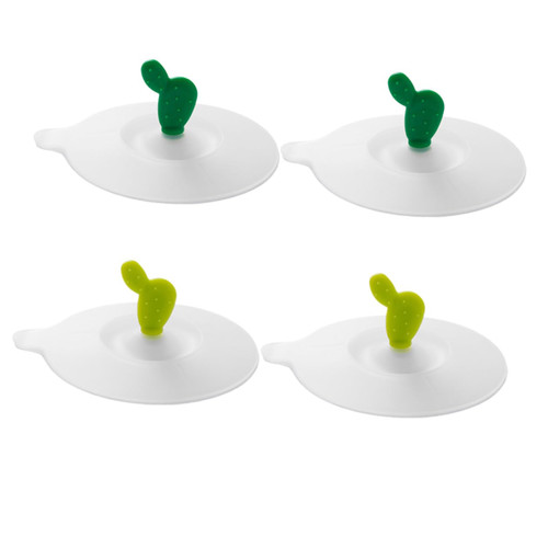 FUNOMOCYA 4pcs coffee cup lids beverage cup cover coffee mugs lids silicone cup covers glass cup covers silicone lids drinking cup covers Cactus Cup Cover - a2701 storage cover FUNOMOCYA 4pcs coffee cup lids beverage cup cover coffee mugs lids silicone cup covers glass cup covers silicone lids drinking cup covers Cactus Cup Cover - a2701 storage cover