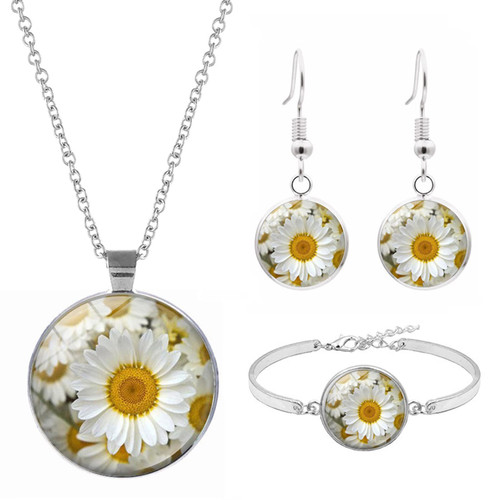 Dcfywl731 Sunflower Necklaces Earrings Bracelet Set,Sunflower Pendant Necklace Set for Women Sunflower Pearl Resin Boho Long Drop Handmade Pendant Necklace?white? Dcfywl731 Sunflower Necklaces Earrings Bracelet Set,Sunflower Pendant Necklace Set for Women Sunflower Pearl Resin Boho Long Drop Handmade Pendant Necklace?white?