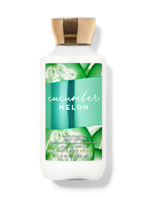 Bath & Body Works Shea & Vitamin E Lotion Cucumber Melon 8 oz