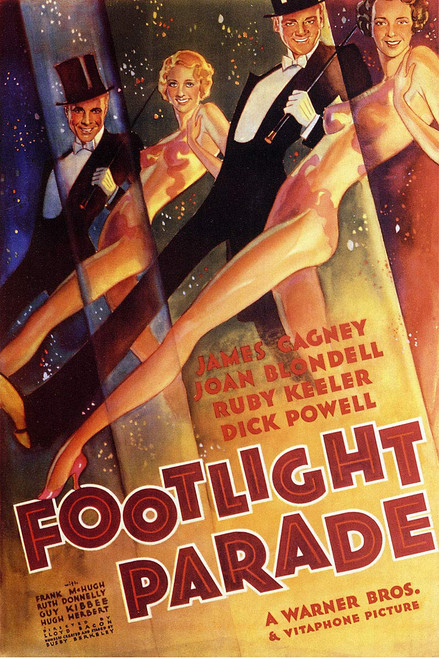 American Gift Services - Footlight Parade Vintage James Cagney Movie Poster - 11x17