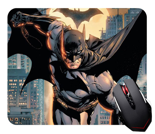 Personalized Rectangular Gaming Mouse Pad for Office and Home Computer, Batman Mouse Pad, Natural Non-Slip Rubber Mouse Pad