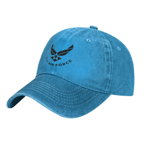 Menglo Us Air Force USAF Unisex Adjustable Cap Trucker Hats Dad Baseball Hats Cotton Cowboy hat Blue Menglo Us Air Force USAF Unisex Adjustable Cap Trucker Hats Dad Baseball Hats Cotton Cowboy hat Blue