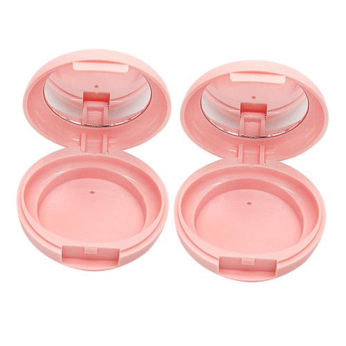 1 Set 2pcs empty powder case Refillable makeup cosmetic powder container Empty powder container empty cosmetic containers makeup containers DIY Beauty Tool Jar Can put Packing box