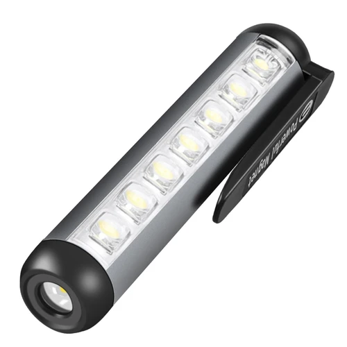 Rechargeable Magnetic Flashlight, Aluminum Alloy LED Tacticall Flashlight, Powerful Brightness Work Light, Waterproof Handheld Flashlights, High Lumens Bright Small Tacticall Flashlights for Camping