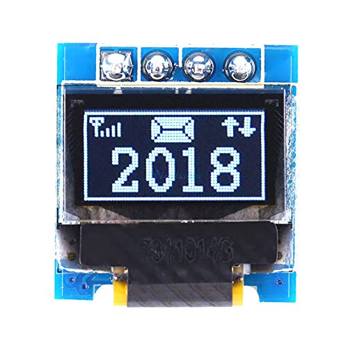 White 0.49 inch OLED Display Module 64x32 SSD1306 0.49" Screen I2C IIC Super Bright for Arduino AVR STM32
