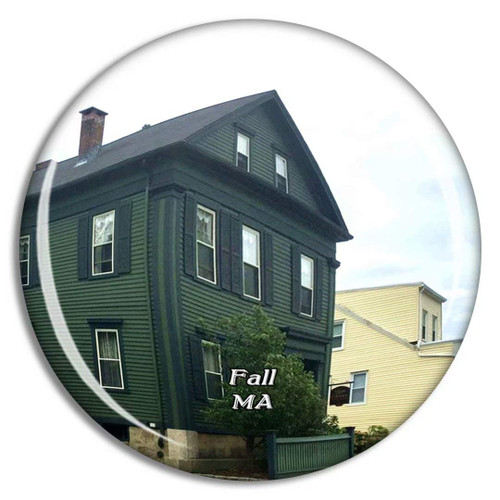 Fall River Lizzie Borden House Massachusetts USA Magnet Travel Souvenir 3D Crystal Glass Collection Gift Refrigerator Sticker Fall River Lizzie Borden House Massachusetts USA Magnet Travel Souvenir 3D Crystal Glass Collection Gift Refrigerator Sticker