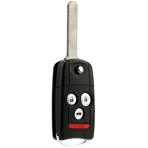Car Flip Key Fob Keyless Entry Remote fits 2009-2014 Acura TL TSX / 2010-2013 Acura ZDX (MLBHLIK-1T, 2500A-HLIK1T)
