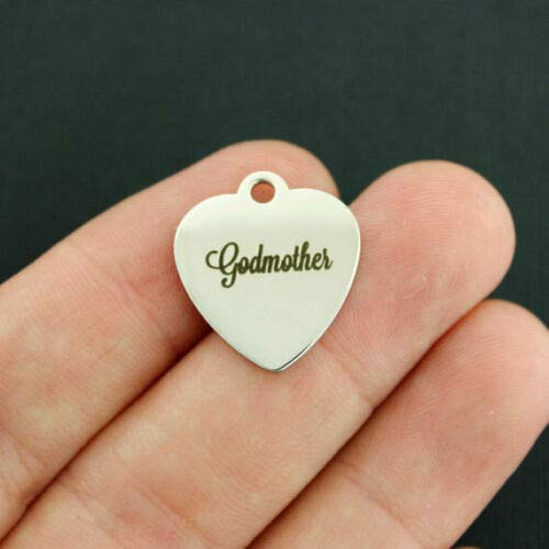 1 Charms Godmother Stainless Steel Charm - Exclusive Line