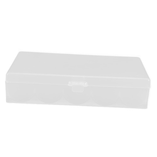 Anneome 2pcs Box Clear Container Sewing Machine Bobbins Portable Bobbin Case Bobbins Container Case Sewing Bobbin Case Thread Holder Bobbin Holder Storage The Bottom Line Plastic