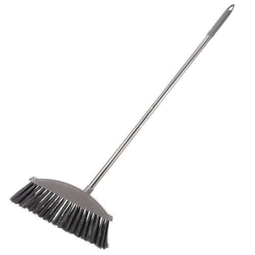 YARNOW Room Cleaning Broom Clean Bristle Broom Push Broom Brush Stiff Bristles Broom Stable Broom Floor Cleaning Broom Tools Long Ladle Broom Sweeping Brush Stainless Steel Plastic Office