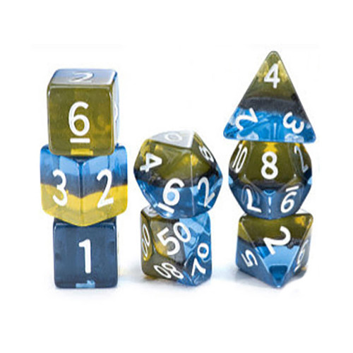 Gate Keeper Games Sui Generis Dice - Rainbow! - 7 Piece Dice Set, Gate Keeper Games