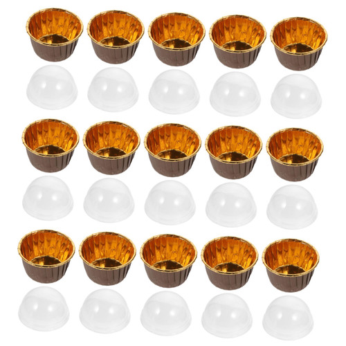 FUNOMOCYA 100Pcs Roll roll cup paper cupcake cups pudding cups mini muffin case Muffin Liners muffin baking cups Baking Cup Wrapper cupcake liners Crimping Muffin Cups Oven Disposable