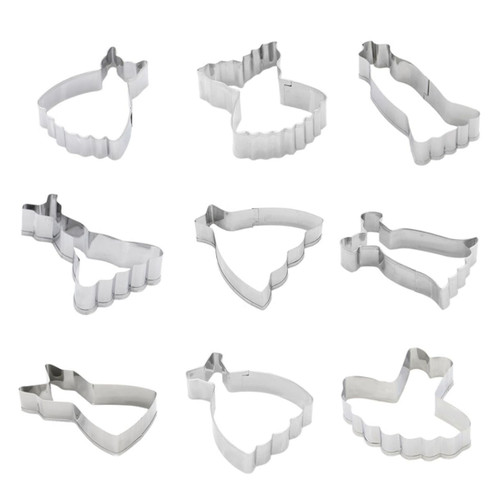 SHOWERORO 9pcs Cookie Molds Cookie Stencils Skirt Shape Cookie Cutter Fruit Cake Mold Chocolate Covered Cookies Chocolate Biscuit Cake Stencil Arts Fondant Cutter Cookie Cutters Skirt Mold SHOWERORO 9pcs Cookie Molds Cookie Stencils Skirt Shape Cookie Cutter Fruit Cake Mold Chocolate Covered Cookies Chocolate Biscuit Cake Stencil Arts Fondant Cutter Cookie Cutters Skirt Mold