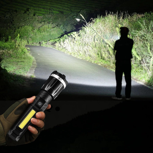 LED Flashlights High Lumens, Zoomable, Rechargeable Super Bright Flashlight with 4 Lighting Modes, IPX6 Water-Proof, Portable Powerful Handheld Flashlight for Camping, Emergency, Outdoor LED Flashlights High Lumens, Zoomable, Rechargeable Super Bright Flashlight with 4 Lighting Modes, IPX6 Water-Proof, Portable Powerful Handheld Flashlight for Camping, Emergency, Outdoor