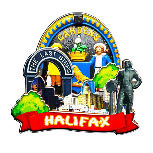 Halifax Canada Magnet Fridge Magnet Wooden 3D Landmarks Travel Collectible Souvenirs Decoration Handmade -1324