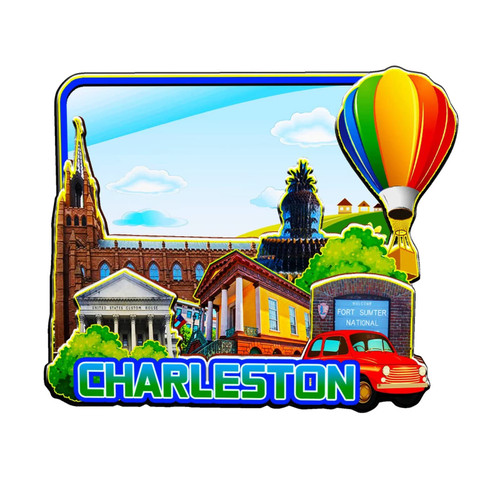 Charleston South Carolina USA Magnet Fridge Magnet Wooden 3D Landmarks Travel Collectible Souvenirs Decoration Handmade -1459 Charleston South Carolina USA Magnet Fridge Magnet Wooden 3D Landmarks Travel Collectible Souvenirs Decoration Handmade -1459