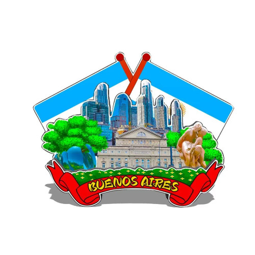 Argentina Buenos Aires Magnet Fridge Magnet Wooden 3D Landmarks Travel Collectible Souvenirs Decoration Handmade -557 Argentina Buenos Aires Magnet Fridge Magnet Wooden 3D Landmarks Travel Collectible Souvenirs Decoration Handmade -557