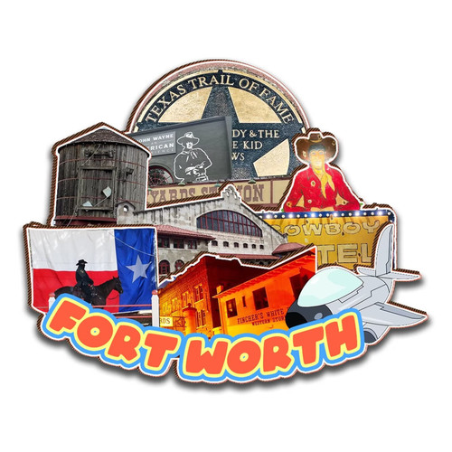 Fort Worth Texas USA Magnet Fridge Magnet Wooden 3D Landmarks Travel Collectible Souvenirs Decoration Handmade Fort Worth Texas USA Magnet Fridge Magnet Wooden 3D Landmarks Travel Collectible Souvenirs Decoration Handmade