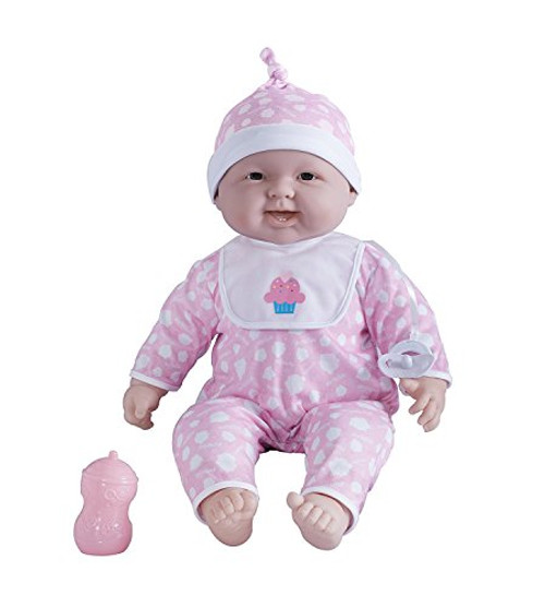 JC Toys Lots to Cuddle Babies 20-Inch Pink Soft Body Baby Doll and Accessories Designed by Berenguer