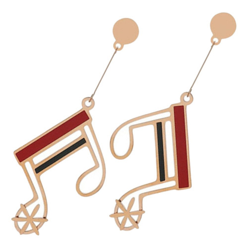 KESYOO 1 Pair musical note earrings statement earrings for women womens earrings studs music note earrings dangle earrings costume earrings Metal s925 silver needle reduce age women's