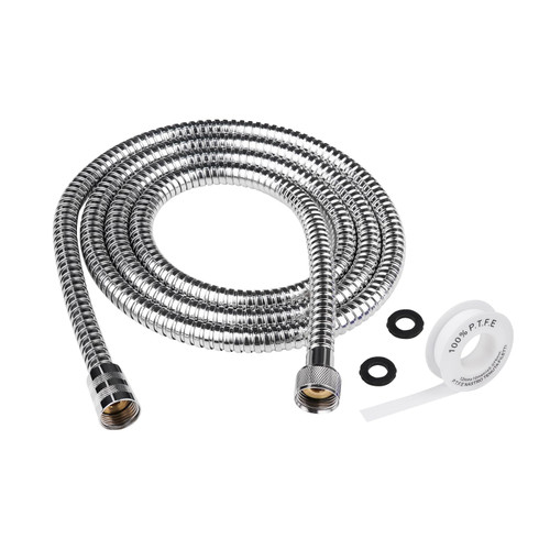 Goseoil Shower Hose Extra Long 118 inches Shower Hose Replacement Stainless Steel Handheld Shower Hose Extension Flexible and Durable with Brass Insert and Nut