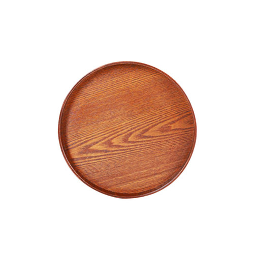 Wooden Serving Tray,Round Wood Plate Platter Catchall Tray Cheese Plates Coffee Tea Serving Tray Fruit Platters Party Dinner Plates Sour Candy Tray Wood Natural Round Serving Tray