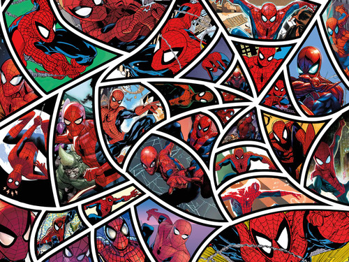 Buffalo Games - Marvel - Web of Spider-Man - 400 Piece Jigsaw Puzzle for Families Challenging Puzzle Perfect for Family Time - 400 Piece Finished Size is 21.25 x 15.00
