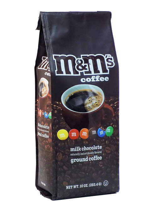Ground Coffee, Medium Roast, Milk Chocolate M&M Flavored 10oz Bag Ground Coffee, Medium Roast, Milk Chocolate M&M Flavored 10oz Bag