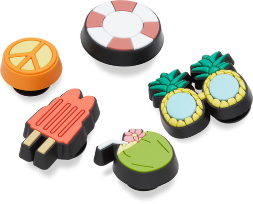 Crocs 5-Pack Shoe Charms | Jibbitz, Happy Summer, One Size