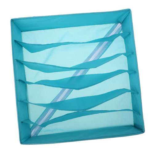 WHAMVOX Box underwear storage box fabric sundries basket clothes storage organizer drawer organizer for clothes closet drawer divider underwear drawer divider polyester sock tie