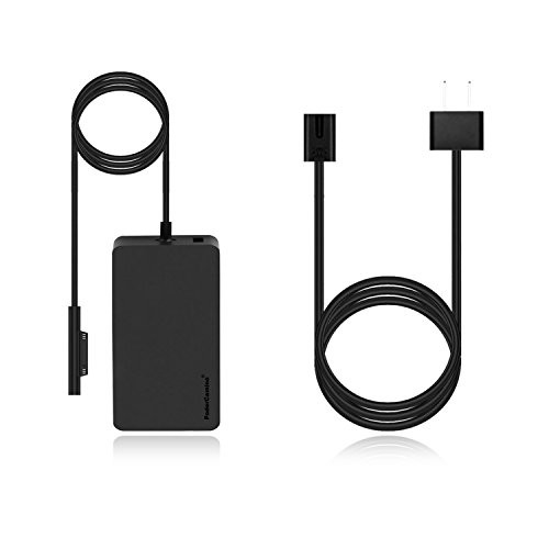 PoderCamino 65W Charger Power Supply for 15V 4A Surface Book, Book 2 Laptop Pro 4 M3 and Pro 3, replace for Microsoft Surface 1706 1800 1735 1736 Charger Ac Adapter Cord with 5V 1A USB Charging Port