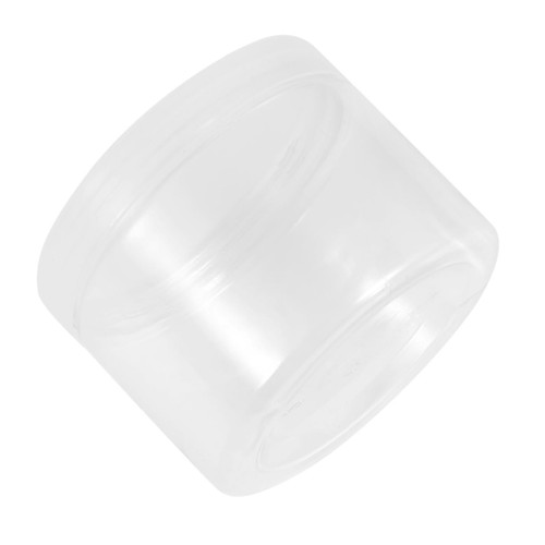 8pcs Refillable cosmetic clear jars with lids for bathroom containers with lids empty cosmetic jars clear jars for bathroom plastic makeup jars clear cream jar nail storage tank