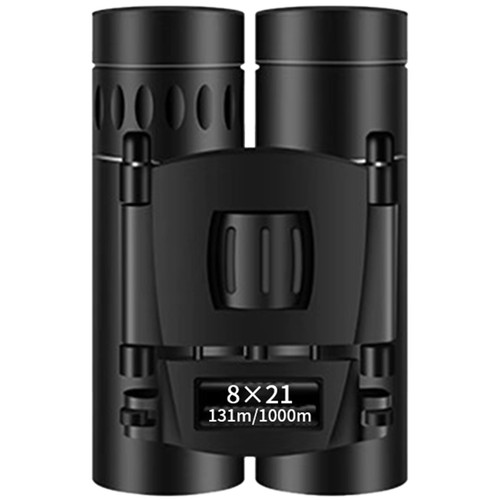 Compact Binoculars 8x21 Folding Binoculars for Adults Kids HD Bak4 Optics Lenes Mini Telescope Binoculars for Bird Watching, Opera Concert
