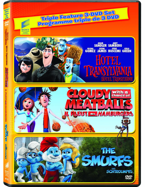 Hotel Transylvania / Cloudy With A Chance Of Meatballs / The Smurfs (Triple Feature) Hotel Transylvania / Cloudy With A Chance Of Meatballs / The Smurfs (Triple Feature)