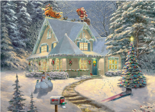 Ceaco - Thomas Kinkade - Disney Holiday - Midnight Delivery - 1000 Piece Jigsaw Puzzle Ceaco - Thomas Kinkade - Disney Holiday - Midnight Delivery - 1000 Piece Jigsaw Puzzle