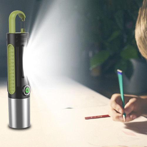 New Telescopic Flashlight, Multifunctional Rechargeable LED Flashlight, Super Bright Powerful Flashlight with Cob Side Lights for Emergency, Camping, Hiking New Telescopic Flashlight, Multifunctional Rechargeable LED Flashlight, Super Bright Powerful Flashlight with Cob Side Lights for Emergency, Camping, Hiking