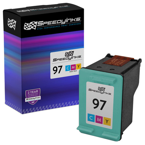 Speedy Inks Remanufactured Ink Cartridge Replacement for HP 97 (Tri-Color)