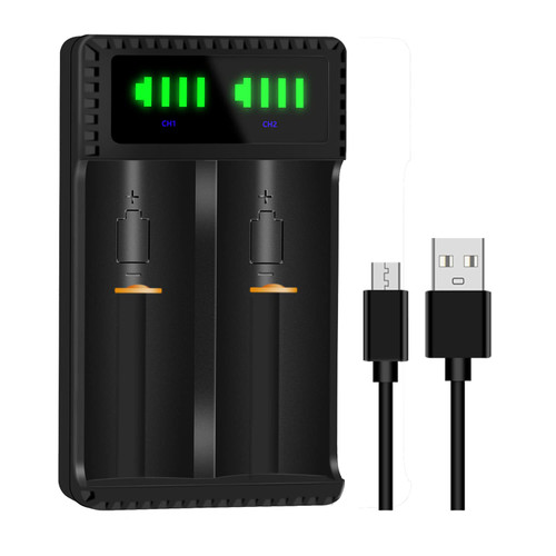 PowerTrust LED Universal Battery Charger for 21700 26650 22650 18650 18490 18350 17670 17500 16340 14500 10440 Rechargeable Batteries PowerTrust LED Universal Battery Charger for 21700 26650 22650 18650 18490 18350 17670 17500 16340 14500 10440 Rechargeable Batteries