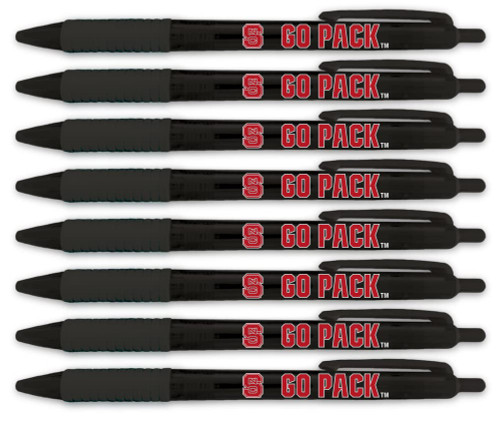 North Carolina State University Wolfpack Translucent 8 Pen Set 2522