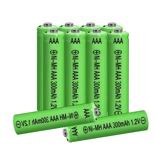 FULIN 1.2v AAA 300mAh Ni-MH Rechargable Batteries for Solar Lights