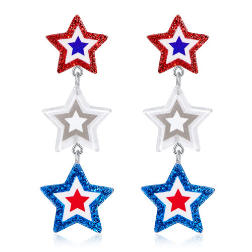 FAMARINE 4th of July Earrings USA Earrings American Earrings for Women Cute Patriotic Earrings Star Earrings Gift FAMARINE 4th of July Earrings USA Earrings American Earrings for Women Cute Patriotic Earrings Star Earrings Gift